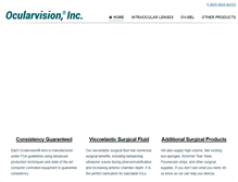 Tablet Screenshot of ocularvision.com